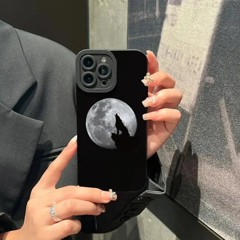 Mond Wolf Design Phone Case