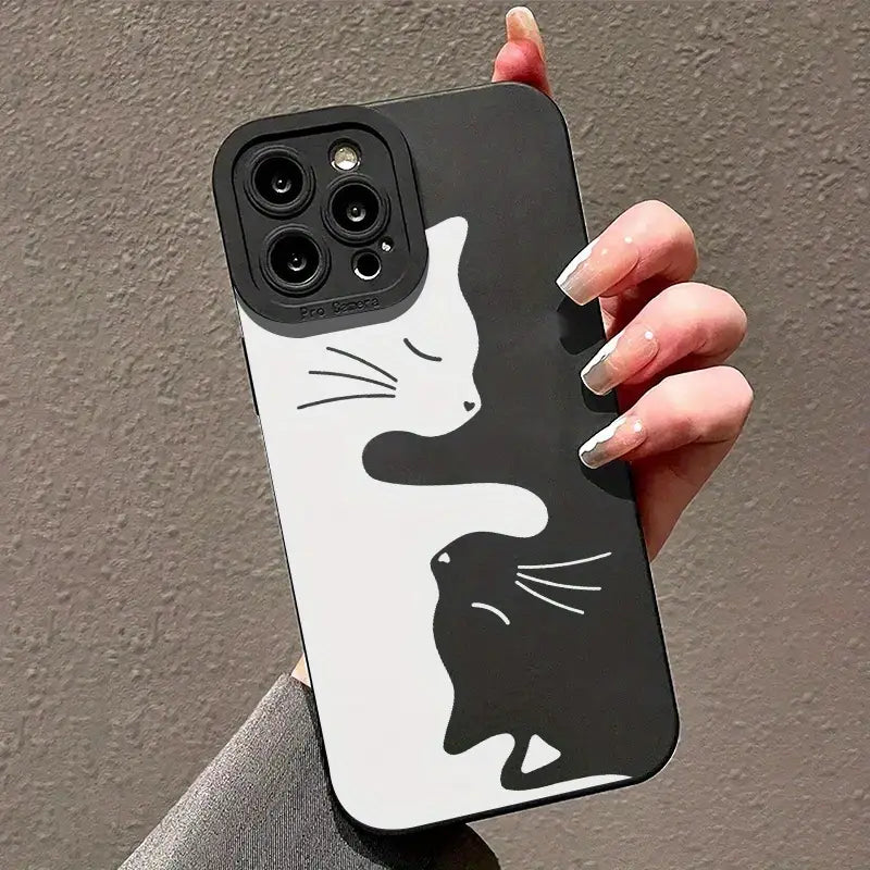 Zwei Katzen Design Phone Case