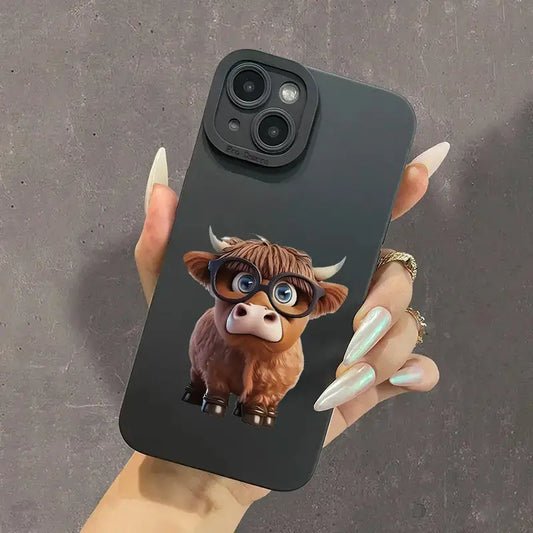 Stylische Kuh Design Phone Case