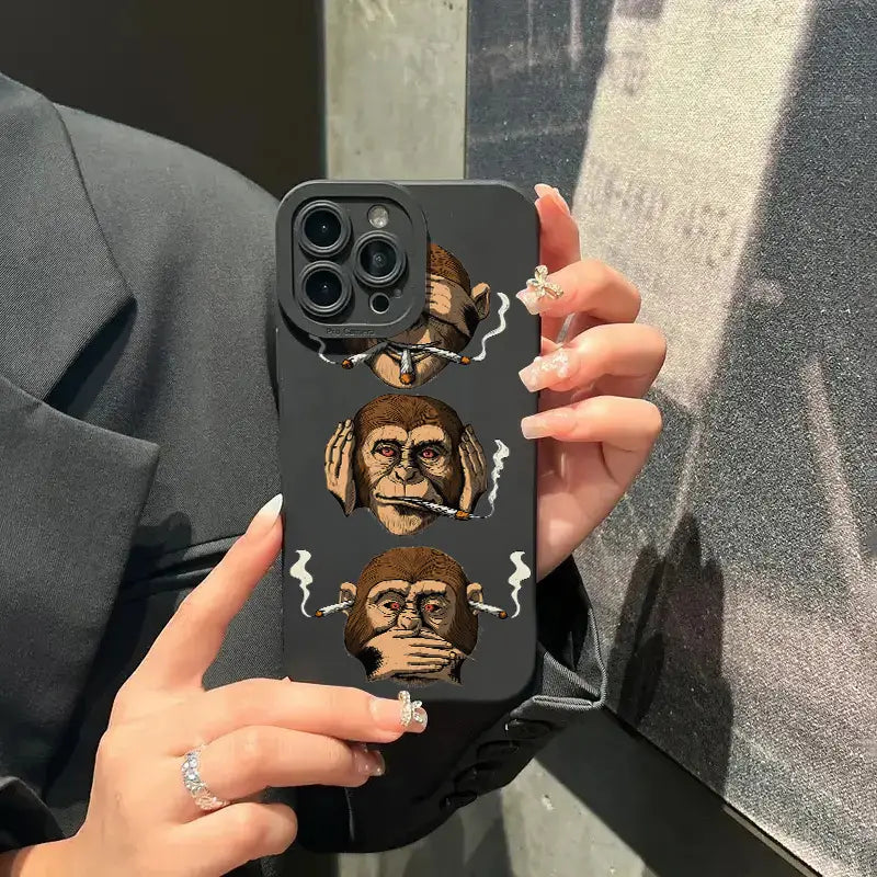 Drei Affen Design Phone Case