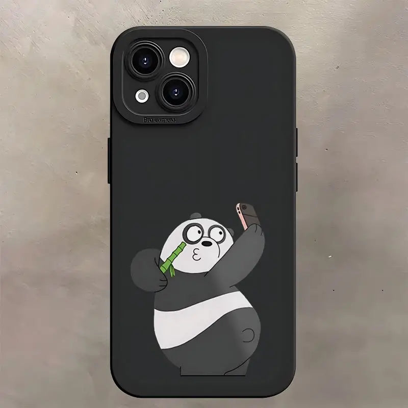 Panda Selfie Design Phone Case